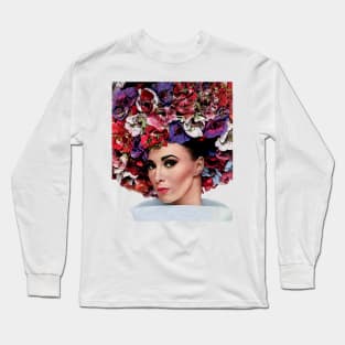 Cher with flower crown Long Sleeve T-Shirt